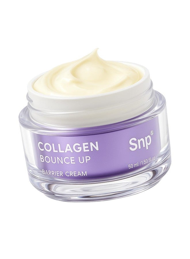 SNP 125Da Collagen + Retinol + Hyaluronic Acid Barrier Cream | 8-Complex Molecule Collagen Cream | Face Moisturizer for Women | Korean Skincare Face Lotion | Hydrating Facial Moisturizer | 1.7 Oz - Image 1